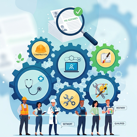 Get Matched with Pre-Screened Workers